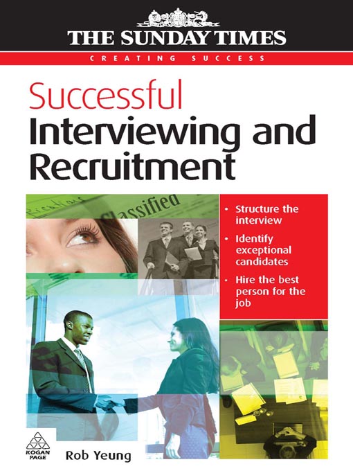 Title details for Successful Interviewing and Recruitment by Rob Yeung - Available